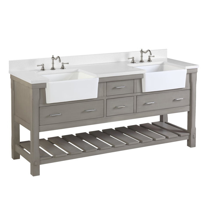Charlotte 72" Double Bathroom Vanity Set & Reviews Joss & Main